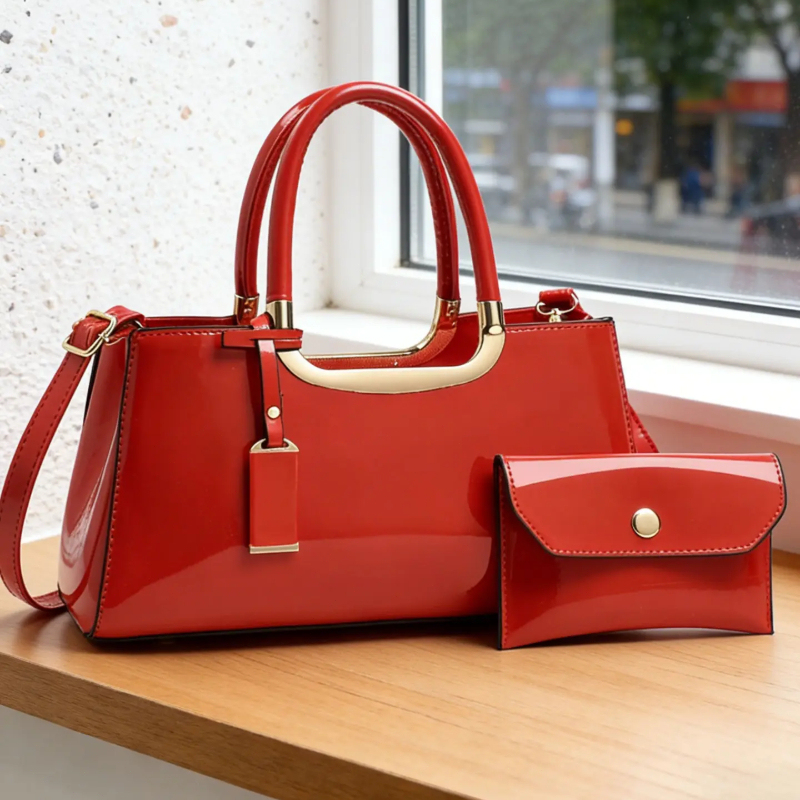 Women'S Crossbody Bags - Dameshandtasset, lichte luxe PU lederen schoudertas,
