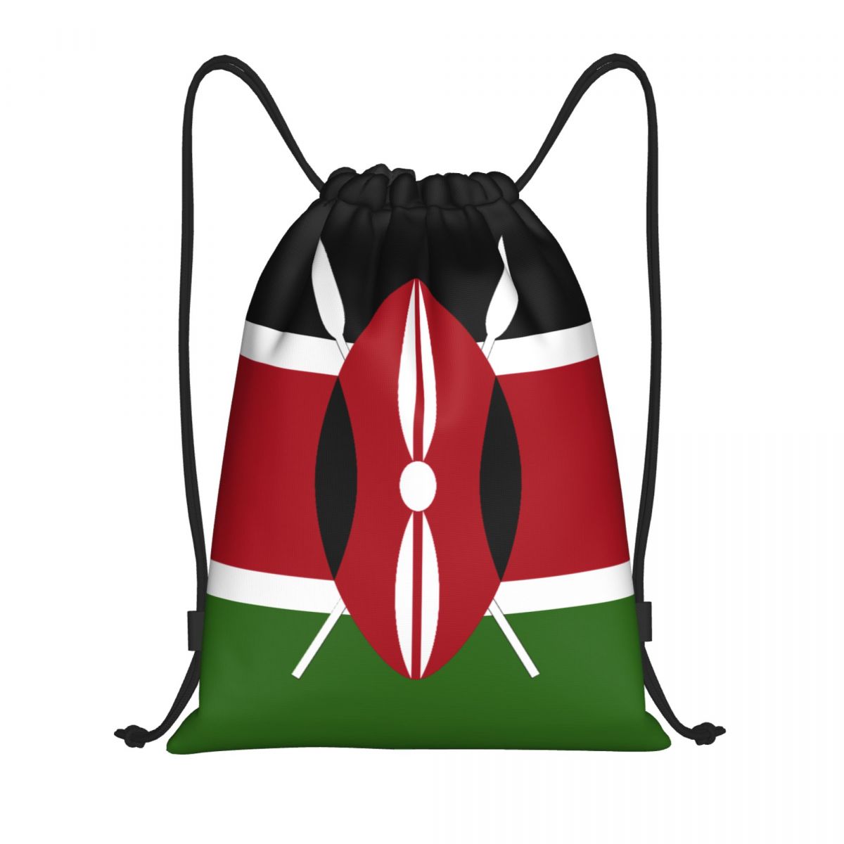 Women Bags Kenya - Aangepaste Kenia vlag tas met trekkoord