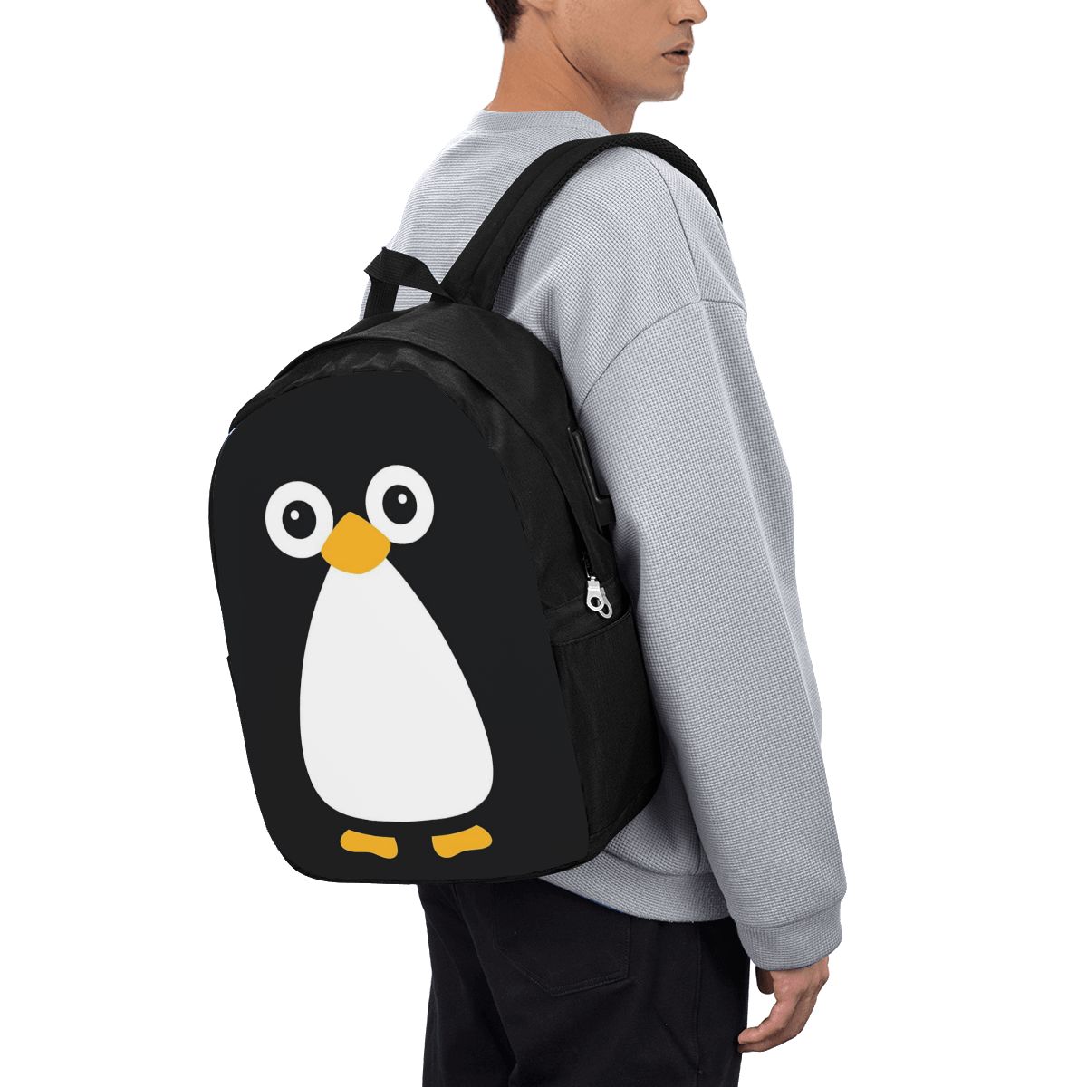 Women'S Bags Travel - Leuke Vector Penguin-rugzak Reisnotebooktas Computer Student
