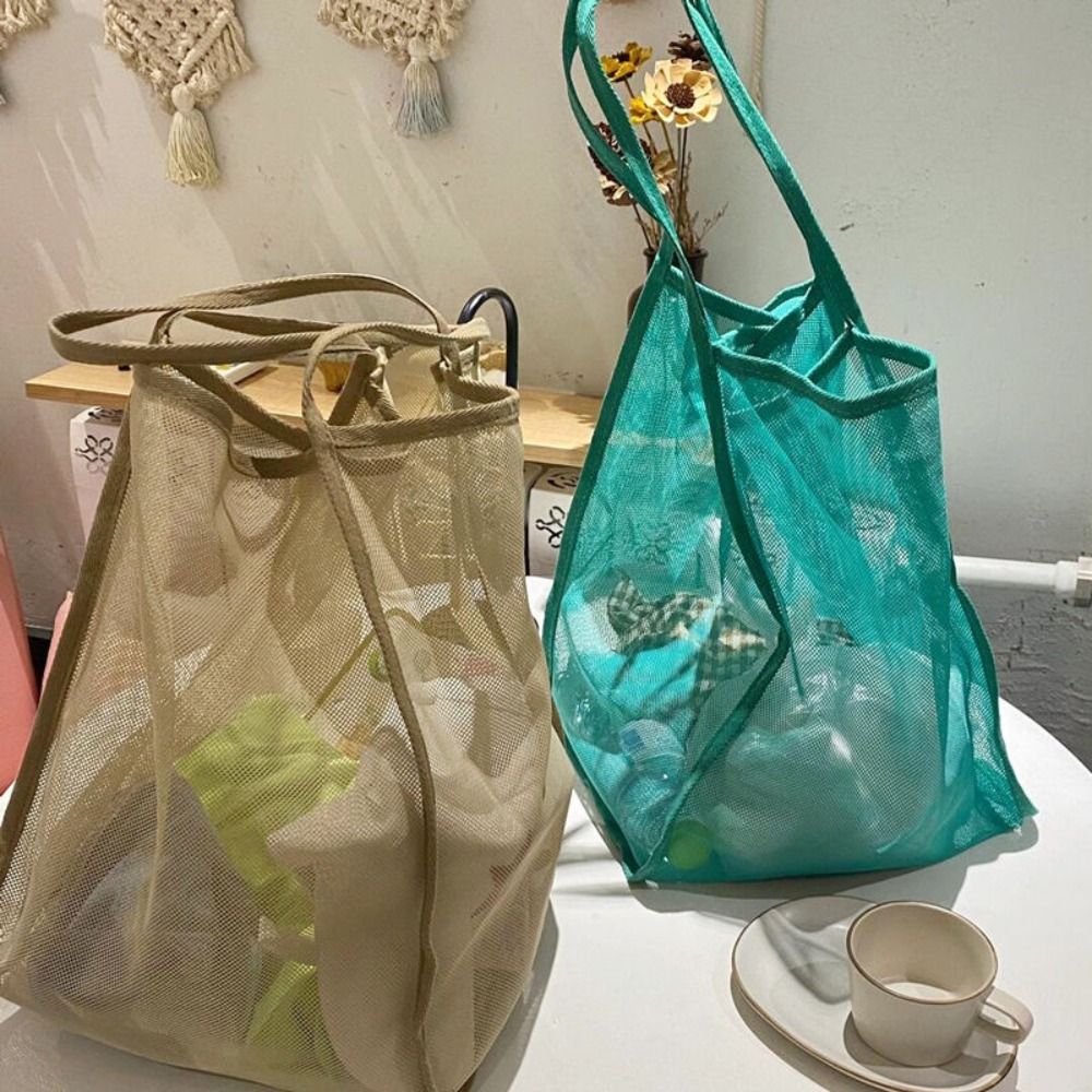 Mesh-schoudertas Transparant L - Women'S Bags Travel recensie en prijs