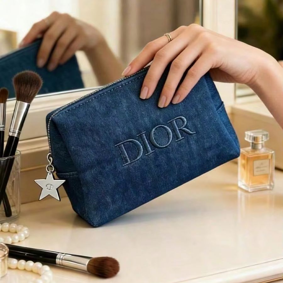 Dior Dark Denim Cosmetiktas me - Women Bags Dior recensie en prijs