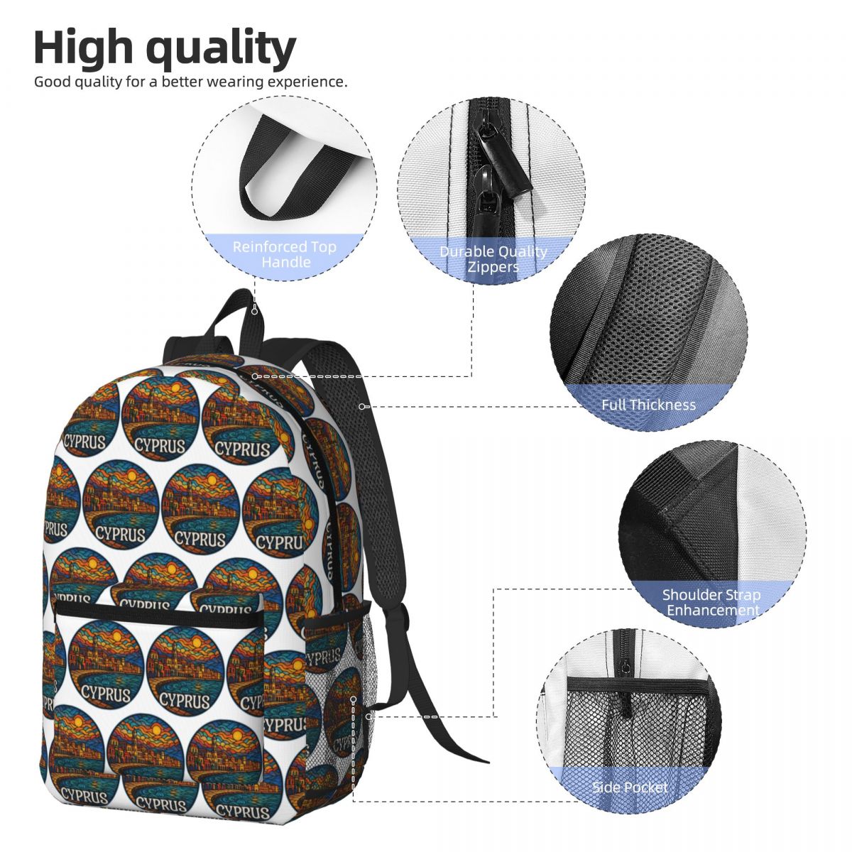Cyprus Country Island Glazuurg - Women Bags Cyprus recensie en prijs