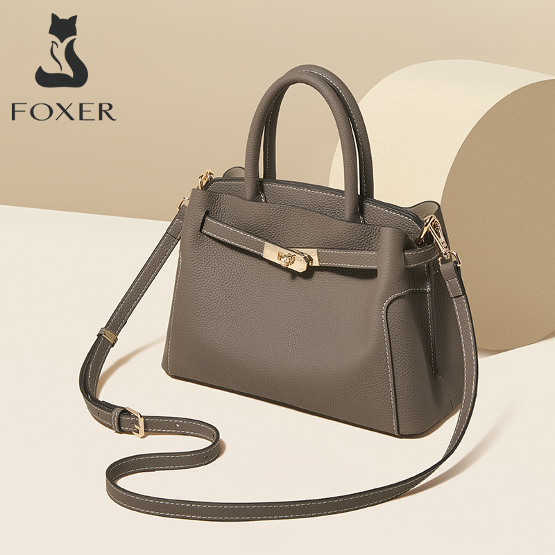 FOXER Echt Leer Dames Handtas  - Women Bags Discount recensie en prijs