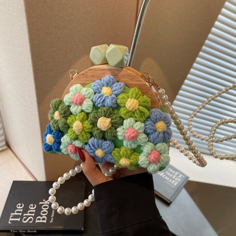 Gebreide bloem crossbody tas20 - Women Bags Manufacturer recensie en prijs
