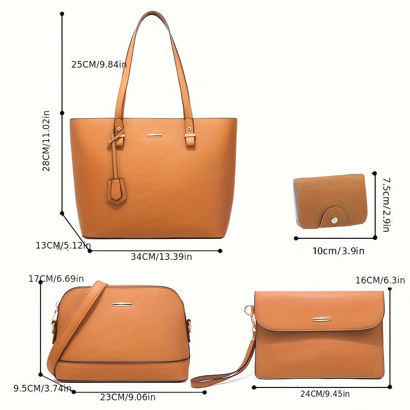 4 stuks mode damestassensets e - Women'S Crossbody Bags recensie en prijs